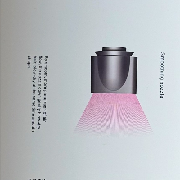 Grey and pink Super Fast Hair Dryer /// compare to Dyson - Picture 7 of 9